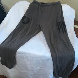 VS PINK Grey Sweatpants